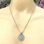 Astrology Jewelry Wheel of Zodiac Talisman Horoscope Gypsy Magic Psychic Fortune Teller Pagan Pewter Womens Mens Pendant Necklace Good luck Charm Protection Amulet for men women Silver Ball Chain