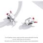 VOROCO 925 Sterling Silver Jewelry Afternoon Tea Coffee Cup-Cake Hot-Chocolate Milk Sandwich Cubic Zircon Charms Beads Gifts for Women Girls fit Charms Pandora Bracelets