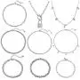 9 PCS Gold Chain Necklaces and Bracelets Set for Women Girls Dainty Link Paperclip Chokers Necklaces Bracelets for Christmas Birthday Gifts 9 PCS Gold Chain Necklaces and Bracelets Set for Women Girls Dainty Link Paperclip Chokers Necklaces Bracelets for Christmas Birthday Gifts