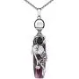 Bivei Lotus Flower Wrapped Healing Crystal Necklace Chakra Natural Stone Reiki Pendant Jewelry Bivei Lotus Flower Wrapped Healing Crystal Necklace Chakra Natural Stone Reiki Pendant Jewelry