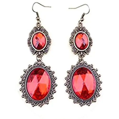 Best Wing Jewelry Oval Rhinestone Chandelier Dangle Earrings Best Wing Jewelry Oval Rhinestone Chandelier Dangle Earrings
