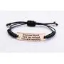 Inspirational Gifts For Women Saying stamped ''You are loved You are valued You are beautiful'' leather inspirational bracelet