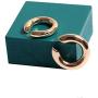 Fomissky Thick Ear Cuffs for Non Pierced Ears 2 Size Per Set, Unique Ear Cuff Conch Earrings Gold Plated Boho Jewelry