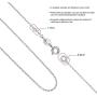 Jewlpire 925 Sterling Silver Chain Necklace Chain for Women Girls 1.1mm Cable Chain Necklace Upgraded Spring-Ring Clasp - Thin & Sturdy - Italian Quality 16/18/20/22/24 Inch