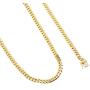 Nuragold 14k Yellow Gold 6.5mm Miami Cuban Link Chain Pendant Necklace, Mens Jewelry Box Clasp 20'' 22'' 24'' 26'' 28'' 30''