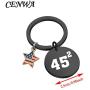 CENWA Pro Trump 45 Squared Trump 2020 Keychain Keep America Great Flag 45 Squared Republican Gift