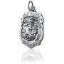 Saint Michael the Archangel Protect Us Shield Medal Pendant in 925 Sterling Silver Saint Michael the Archangel Protect Us Shield Medal Pendant in 925 Sterling Silver