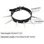 FM FM42 Unisex Simulated Leather PU Punk Rock Gothic Black-Tone/Silver-Tone Very Long 5.5cm(2.16'') Spikes Rivets Choker Collar Necklace (16 Colors) FM FM42 Unisex Simulated Leather PU Punk Rock Gothic Black-Tone/Silver-Tone Very Long 5.5cm(2.16'') Spikes Rivets Choker Collar Necklace (16 Colors)
