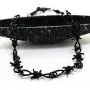 BYONDEVER Barbed Wire Necklace Gothic Thorns Choker Bracelet Punk Hip Hop Rock Alloy Jewelry Set Gift For Women Girls Men BYONDEVER Barbed Wire Necklace Gothic Thorns Choker Bracelet Punk Hip Hop Rock Alloy Jewelry Set Gift For Women Girls Men