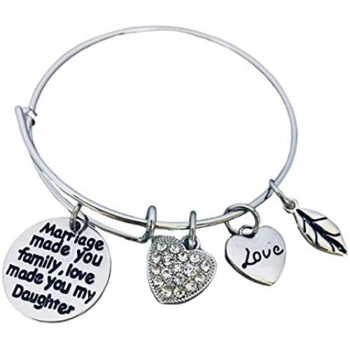 Daughter in Law Bangle Bracelet- Daughter in Law Gifts- Daughter in Law Jewelry- Perfect Gift for Daughter in Laws