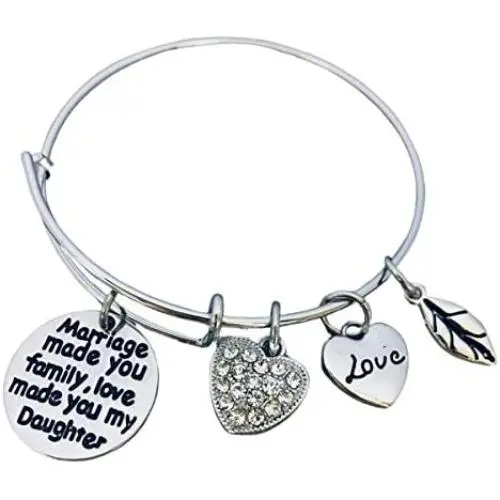 Daughter in Law Bangle Bracelet- Daughter in Law Gifts- Daughter in Law Jewelry- Perfect Gift for Daughter in Laws Daughter in Law Bangle Bracelet- Daughter in Law Gifts- Daughter in Law Jewelry- Perfect Gift for Daughter in Laws
