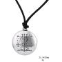 fishhook Wicca Maman Brigitte Voodoo Loa Veve Love Pendant Necklace Jewelry for Man and Women