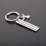 AKTAP New Driver Gift Sweet 16 Key Chain Angels Guide My Travels for They Know The Road Ahead of Me Christian Keychain Graduation Gift for Travelers