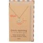 Quan Jewelry Yoga Lotus Flower Necklace with Om Symbol, Happy Birthday Gifts Ideas for Mom, Daughter, Women with Inspirational Quote on Gift Card (Rose gold)
