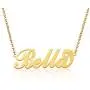 BeautyName Name Necklace Yellow Gold Stainless with Chain 17''+2'' Extension- New Mom Bridesmaid Gift Jewelry for Women BeautyName Name Necklace Yellow Gold Stainless with Chain 17''+2'' Extension- New Mom Bridesmaid Gift Jewelry for Women