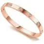 MLOVEY Love Friendship Bracelet Bangle Gold Rose Gold Silver with Cubic Zirconia Stones Stainless Steel Hinged Jewelry with Crystal Oval Bracelet Birthday Women Teen Girls MLOVEY Love Friendship Bracelet Bangle Gold Rose Gold Silver with Cubic Zirconia Stones Stainless Steel Hinged Jewelry with Crystal Oval Bracelet Birthday Women Teen Girls