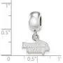 Solid 925 Sterling Silver Logo Art Illinois State University Dangle Charm Bead Charm Very Small Pendant Solid 925 Sterling Silver Logo Art Illinois State University Dangle Charm Bead Charm Very Small Pendant