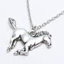 Horse Pendant Horse Necklaces for Girls Teen Birthday Gift Silver