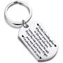 FUSTMW to My Grandson Granddaughter Gift Keychain Pendant from Grandpa/Grandma Grandchild Jewelry Birthday Graduation Gift FUSTMW to My Grandson Granddaughter Gift Keychain Pendant from Grandpa/Grandma Grandchild Jewelry Birthday Graduation Gift