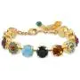 Mariana Jewelry Happy Days Bracelet, Gold Plated with Crystal, Nature Collection MAR-B-4084 1007 YG