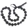 Hawaiian Kukui Nut Leis Beads Necklaces with Hand Painted Flower Adjustable 32 inches Lei for Men and Women Hawaiian Kukui Nut Leis Beads Necklaces with Hand Painted Flower Adjustable 32 inches Lei for Men and Women
