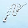 mingkejw Cremation Jewelry Guitar Urn Necklaces for Ashes for Women Men Keepsake Memorial Necklace Ashes Pendant