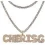 AIJIAO Iced Out Big Letter Pendant Necklace for Men Women Customized Name Personalized Hip Hop Full of Diamonds Gold/Silver AIJIAO Iced Out Big Letter Pendant Necklace for Men Women Customized Name Personalized Hip Hop Full of Diamonds Gold/Silver