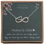 EFYTAL Mom Gifts, 925 Sterling Silver Infinity with Heart Necklace for Mother from Child, Mom Necklaces for Women, Best Birthday Gift Ideas, Pendant Mothers Day Jewelry For Her, Mothers Day