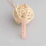 Moon Phase Necklace Bar Pendant Triple Goddess Jewelry