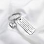 FUSTMW I AM The Storm Inspirational Cuff Bracelet Motivating Jewelry Encouragement Gift (I Am The Storm Keychain)