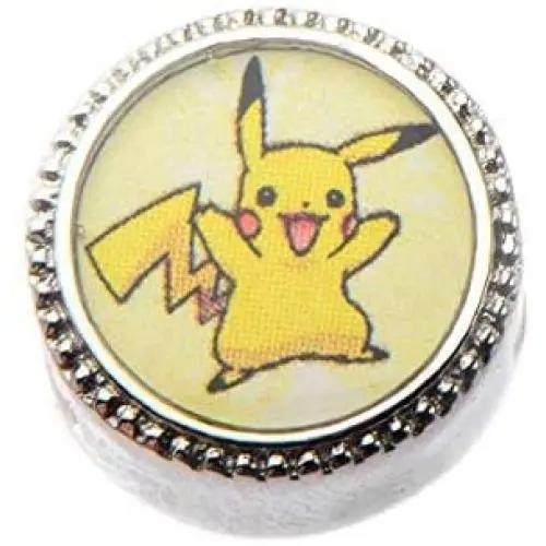 INOX Pokemon Pikachu Lighting Bold Bead Stainless Steel Charm INOX Pokemon Pikachu Lighting Bold Bead Stainless Steel Charm