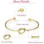 Hicarer 10 Pieces Bridesmaid Bracelet Knot Cuff Bangle with I Cant Tie The Knot Without You Bridesmaid Cards