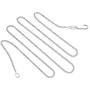925 Sterling Silver .8MM Cable Chain Lobster Claw Clasp 16-30''