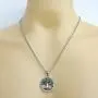 Norse Viking Jewelry Celtic Yggdrasil Tree of life Bonsai Pagan silver pewter Mens pendant necklace charm Protection Amulet for men women boys girls Unisex