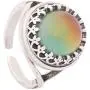Adjustable Mood Ring Antique Sterling Silver Finish Fine Handmade Mood Stone Free Gift MOJO Adjustable Mood Ring Antique Sterling Silver Finish Fine Handmade Mood Stone Free Gift MOJO