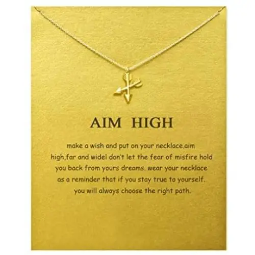 Message Card Brave Anchor Necklace Good Luck Friendship Pendant Compass Chain Necklace with Gift Card… Message Card Brave Anchor Necklace Good Luck Friendship Pendant Compass Chain Necklace with Gift Card…