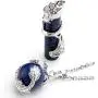 Jovivi 2pc Dragon Wrapped Round Ball Cylinder Gemstone Healing Crystal Pendant Necklaces Set Jovivi 2pc Dragon Wrapped Round Ball Cylinder Gemstone Healing Crystal Pendant Necklaces Set