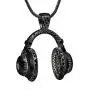 Memorial Jewelry Stainless Steel Fashion Headphone Pendant for Men Unisex Necklaces Keepsake Cremation Jewelry Urns Pendants