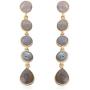 Shop LC Dangle Drop Earrings 925 Sterling Silver Vermeil Yellow Gold Pear Labradorite Fashion Prom Jewelry for Women Mothers Day Gifts