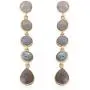 Shop LC Dangle Drop Earrings 925 Sterling Silver Vermeil Yellow Gold Pear Labradorite Fashion Prom Jewelry for Women Mothers Day Gifts