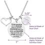 Melix Home Inspirational Gifts Necklaces You are Braver Than You Believe Initial Letter Necklace for Girls Women Birthday Graduation Gift Encouragement Jewelry