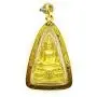 Phra Phuttha Chinnarat Gold Pendant Charm Thai Buddha Amulet 22k Thai Baht Yellow Gold Plated Jewelry Phra Phuttha Chinnarat Gold Pendant Charm Thai Buddha Amulet 22k Thai Baht Yellow Gold Plated Jewelry
