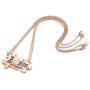 Top Plaza 2 Pcs Best Friends Friendship BFF Necklaces Set Puzzle Matching Alloy Pendant Necklaces
