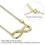 ✦Gifts for Mothers Day✦18K Gold Plated S925 Sterling Silver Infinity Necklace 5A Cubic Zirconia CZ Endless Love Pendant with Necklaces Jewelry for Women and Girls ✦Gifts for Mothers Day✦18K Gold Plated S925 Sterling Silver Infinity Necklace 5A Cubic Zirconia CZ Endless Love Pendant with Necklaces Jewelry for Women and Girls