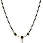 Efulgenz Indian Bollywood Traditional American Diamond CZ Mangalsutra Pendant Necklace Jewelry for Women