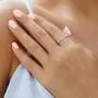 IGI Certified Lab Grown Diamond Ring 925 Sterling Silver 3/8 carat Lab Created Diamond Eternity Band Ring For Women (3/8 CTTW, GH - SI1-SI2 Quality Jewelry For Women)