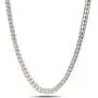 Sterling Silver Mens Solid Franco Square Box Link Chain Necklace/Bracelet - 1.8MM-4.7MM - Yellow or Rhodium Sterling Silver Mens Solid Franco Square Box Link Chain Necklace/Bracelet - 1.8MM-4.7MM - Yellow or Rhodium