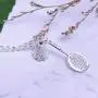 ruofengpuzi 925 Sterling Silver Badminton Racket Necklace Clavicle Chain Pendant Jewelry Girls Valentines Day Gift Box ruofengpuzi 925 Sterling Silver Badminton Racket Necklace Clavicle Chain Pendant Jewelry Girls Valentines Day Gift Box