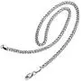 AmyRT Jewelry 4.5mm Titanium Steel Mens Beveled Curb Link Chain Silver Gold Necklace 16 to 30 Inches AmyRT Jewelry 4.5mm Titanium Steel Mens Beveled Curb Link Chain Silver Gold Necklace 16 to 30 Inches