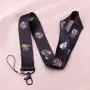 AKTAP Baby Cartoon Jewelry Gift for Baby Cartoon Fans Movie Inspired Neck Lanyard Strap for Keychains Keys Whistles Wallet ID Card Holder
